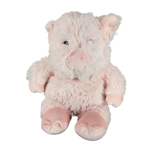 Intelex‎ Group Warmies Pig Microwavable Pink Plush Soft Stuffed Toy Animal - Picture 1 of 9